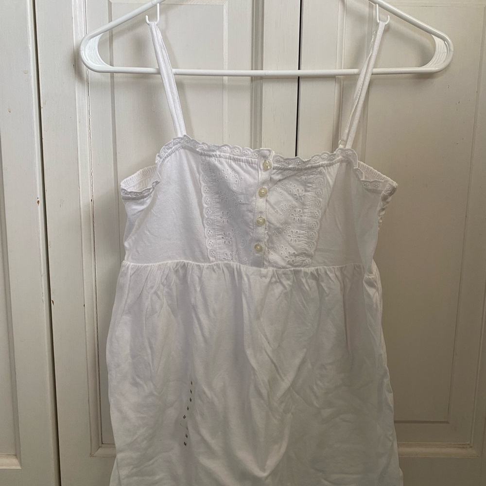 White tank top